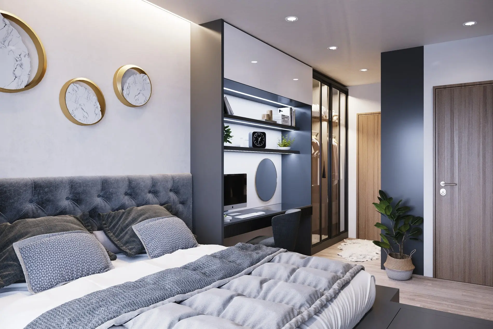 Căn Hộ The Sun Avenue SAV3-0904 – nội thất KAO Design