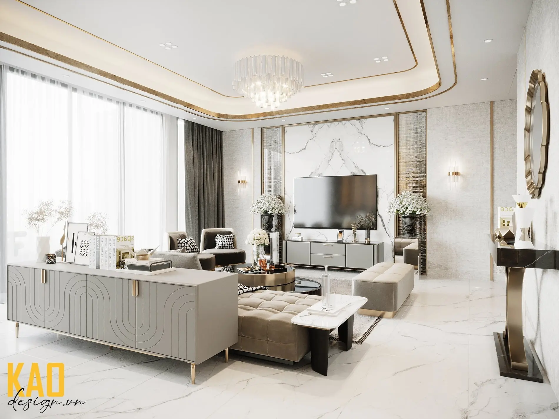 Căn Hộ Feliz En Vista A2-1802 – nội thất KAO Design
