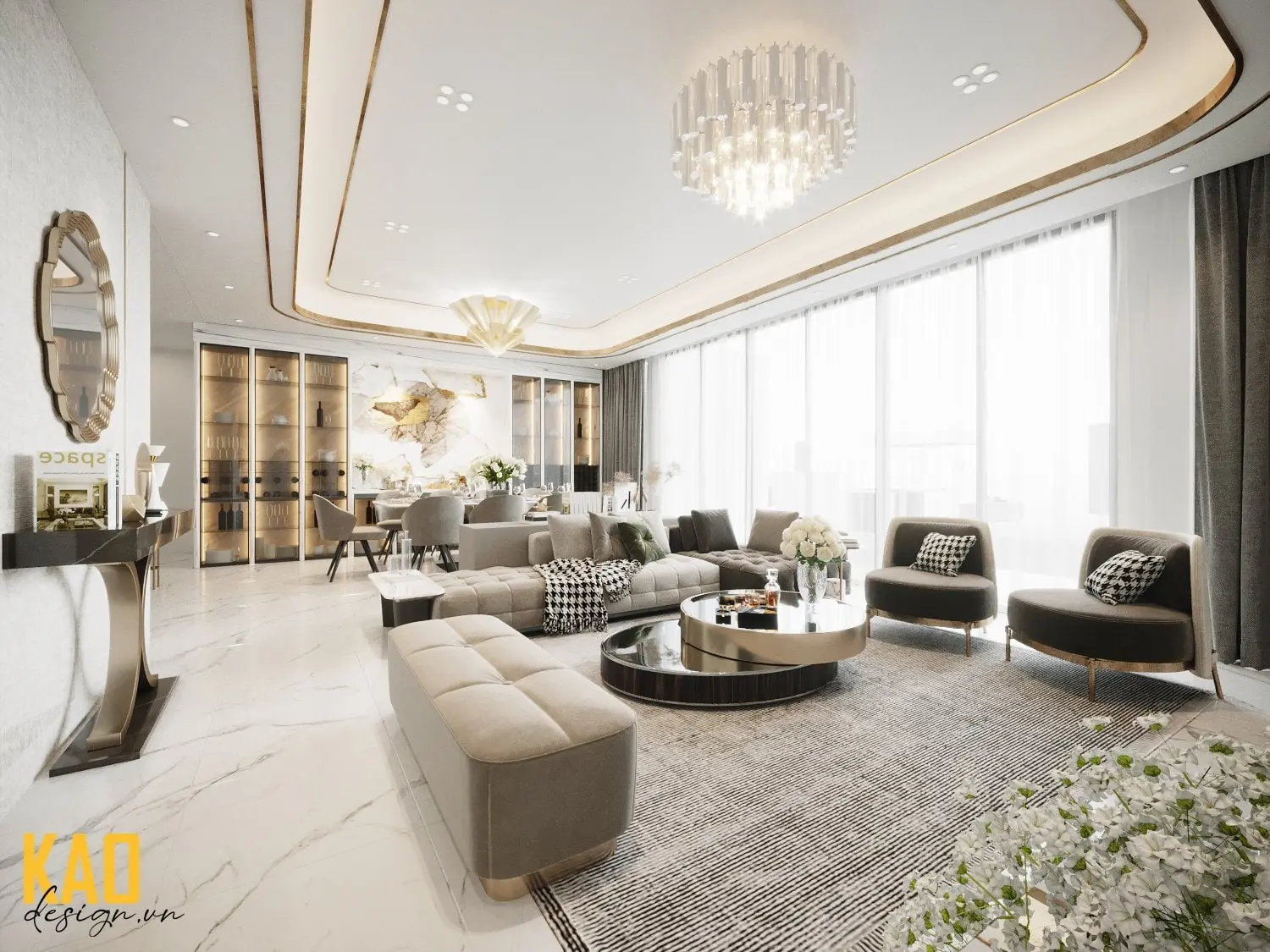 Căn Hộ Feliz En Vista A2-1802 – nội thất KAO Design